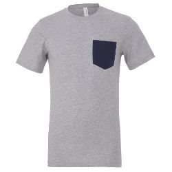 Bella Canvas Unisex Jersey Short Sleeve Pocket T-Shirt